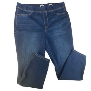Wonderly Super Skinny Jeans Womens Blue Pull On Elastic Waist Denim 16P